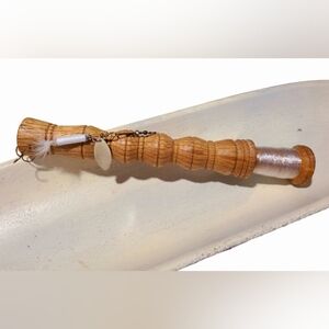 Medium OAK HANDLE SURVIALIST FISHING REEL